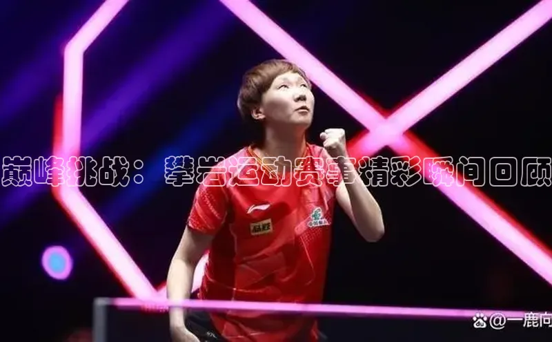 巅峰挑战：攀岩运动赛事精彩瞬间回顾